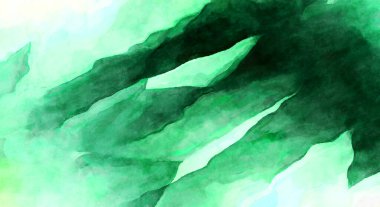 Soyut suluboya sanat eserleri. Fırça boyalı dijital resim. Renkli yaratıcı suluboya çizimi.