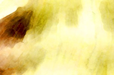 Soyut suluboya sanat eserleri. Fırça boyalı dijital resim. Renkli yaratıcı suluboya çizimi.