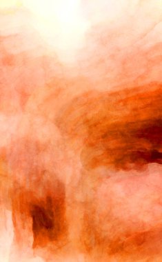 Soyut suluboya sanat eserleri. Fırça boyalı dijital resim. Renkli yaratıcı suluboya çizimi.