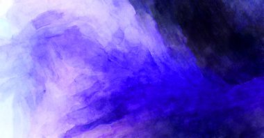 Soyut suluboya sanat eserleri. Fırça boyalı dijital resim. Renkli yaratıcı suluboya çizimi.