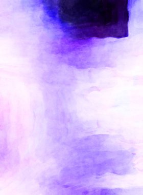 Soyut suluboya sanat eserleri. Fırça boyalı dijital resim. Renkli yaratıcı suluboya çizimi.