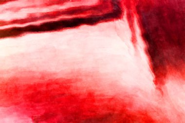 Soyut suluboya sanat eserleri. Fırça boyalı dijital resim. Renkli yaratıcı suluboya çizimi.