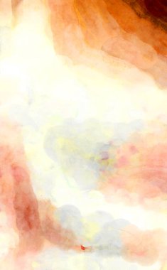 Soyut suluboya sanat eserleri. Fırça boyalı dijital resim. Renkli yaratıcı suluboya çizimi.