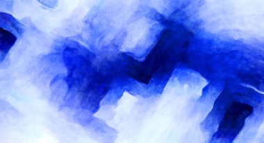 Soyut suluboya sanat eserleri. Fırça boyalı dijital resim. Renkli yaratıcı suluboya çizimi.