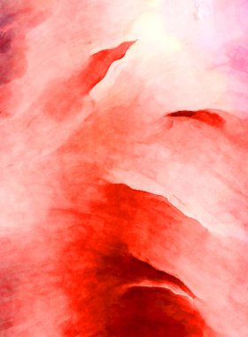 Soyut suluboya sanat eserleri. Fırça boyalı dijital resim. Renkli yaratıcı suluboya çizimi.