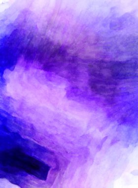 Soyut suluboya sanat eserleri. Fırça boyalı dijital resim. Renkli yaratıcı suluboya çizimi.