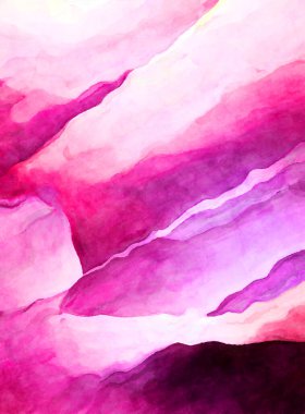 Soyut suluboya sanat eserleri. Fırça boyalı dijital resim. Renkli yaratıcı suluboya çizimi.