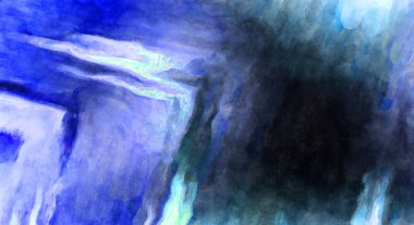 Soyut suluboya sanat eserleri. Fırça boyalı dijital resim. Renkli yaratıcı suluboya çizimi.