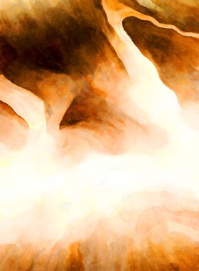 Soyut suluboya sanat eserleri. Fırça boyalı dijital resim. Renkli yaratıcı suluboya çizimi.