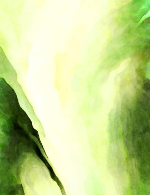 Soyut suluboya sanat eserleri. Fırça boyalı dijital resim. Renkli yaratıcı suluboya çizimi.