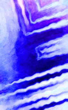 Soyut suluboya sanat eserleri. Fırça boyalı dijital resim. Renkli yaratıcı suluboya çizimi.