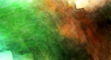 Soyut suluboya sanat eserleri. Fırça boyalı dijital resim. Renkli yaratıcı suluboya çizimi.