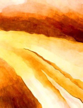 Soyut suluboya sanat eserleri. Fırça boyalı dijital resim. Renkli yaratıcı suluboya çizimi.