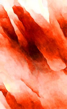 Soyut suluboya sanat eserleri. Fırça boyalı dijital resim. Renkli yaratıcı suluboya çizimi.