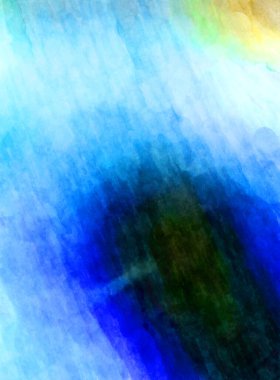 Soyut suluboya sanat eserleri. Fırça boyalı dijital resim. Renkli yaratıcı suluboya çizimi.