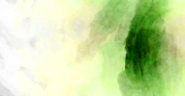 Soyut suluboya sanat eserleri. Fırça boyalı dijital resim. Renkli yaratıcı suluboya çizimi.