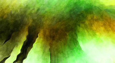 Soyut suluboya sanat eserleri. Fırça boyalı dijital resim. Renkli yaratıcı suluboya çizimi.