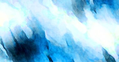 Soyut suluboya sanat eserleri. Fırça boyalı dijital resim. Renkli yaratıcı suluboya çizimi.