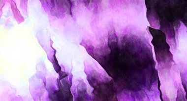 Soyut suluboya sanat eserleri. Fırça boyalı dijital resim. Renkli yaratıcı suluboya çizimi.