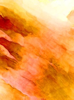 Soyut suluboya sanat eserleri. Fırça boyalı dijital resim. Renkli yaratıcı suluboya çizimi.