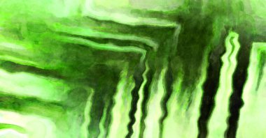 Soyut suluboya sanat eserleri. Fırça boyalı dijital resim. Renkli yaratıcı suluboya çizimi.