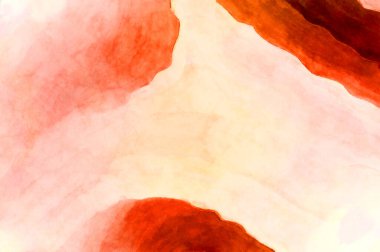 Soyut suluboya sanat eserleri. Fırça boyalı dijital resim. Renkli yaratıcı suluboya çizimi.