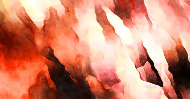 Soyut suluboya sanat eserleri. Fırça boyalı dijital resim. Renkli yaratıcı suluboya çizimi.