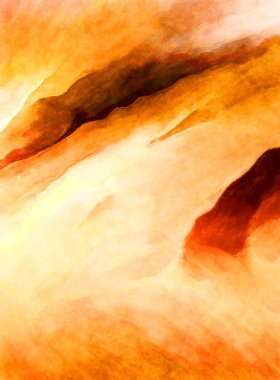 Soyut suluboya sanat eserleri. Fırça boyalı dijital resim. Renkli yaratıcı suluboya çizimi.