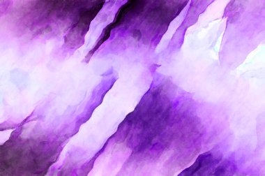 Soyut suluboya sanat eserleri. Fırça boyalı dijital resim. Renkli yaratıcı suluboya çizimi.