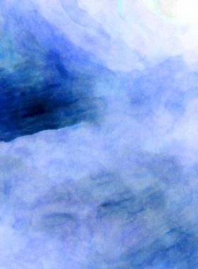 Soyut suluboya sanat eserleri. Fırça boyalı dijital resim. Renkli yaratıcı suluboya çizimi.