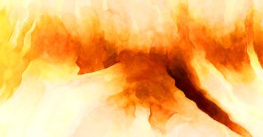 Soyut suluboya sanat eserleri. Fırça boyalı dijital resim. Renkli yaratıcı suluboya çizimi.