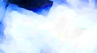 Soyut suluboya sanat eserleri. Fırça boyalı dijital resim. Renkli yaratıcı suluboya çizimi.