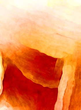 Soyut suluboya sanat eserleri. Fırça boyalı dijital resim. Renkli yaratıcı suluboya çizimi.