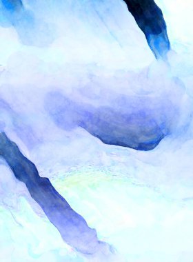 Soyut suluboya sanat eserleri. Fırça boyalı dijital resim. Renkli yaratıcı suluboya çizimi.