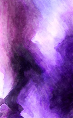 Soyut suluboya sanat eserleri. Fırça boyalı dijital resim. Renkli yaratıcı suluboya çizimi.