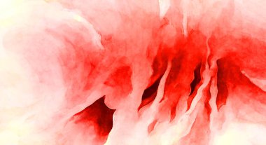 Soyut suluboya sanat eserleri. Fırça boyalı dijital resim. Renkli yaratıcı suluboya çizimi.