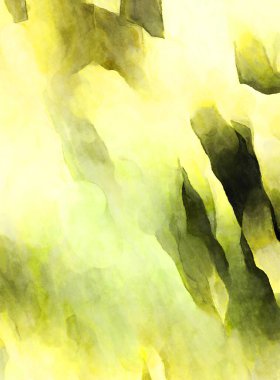 Soyut suluboya sanat eserleri. Fırça boyalı dijital resim. Renkli yaratıcı suluboya çizimi.