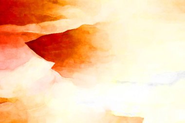 Soyut suluboya sanat eserleri. Fırça boyalı dijital resim. Renkli yaratıcı suluboya çizimi.