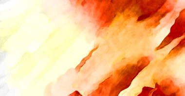 Soyut suluboya sanat eserleri. Fırça boyalı dijital resim. Renkli yaratıcı suluboya çizimi.