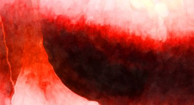 Soyut suluboya sanat eserleri. Fırça boyalı dijital resim. Renkli yaratıcı suluboya çizimi.