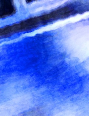 Soyut suluboya sanat eserleri. Fırça boyalı dijital resim. Renkli yaratıcı suluboya çizimi.