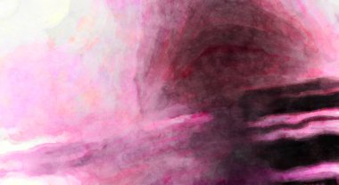 Soyut suluboya sanat eserleri. Fırça boyalı dijital resim. Renkli yaratıcı suluboya çizimi.