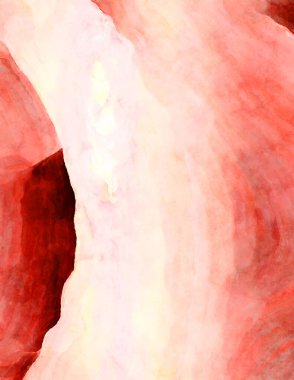 Soyut suluboya sanat eserleri. Fırça boyalı dijital resim. Renkli yaratıcı suluboya çizimi.