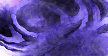 Soyut suluboya sanat eserleri. Fırça boyalı dijital resim. Renkli yaratıcı suluboya çizimi.