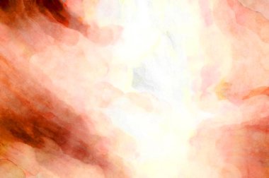 Soyut suluboya sanat eserleri. Fırça boyalı dijital resim. Renkli yaratıcı suluboya çizimi.