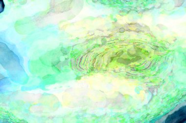 Soyut suluboya sanat eserleri. Fırça boyalı dijital resim. Renkli yaratıcı suluboya çizimi.