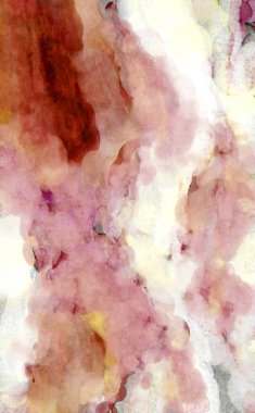 Soyut suluboya sanat eserleri. Fırça boyalı dijital resim. Renkli yaratıcı suluboya çizimi.