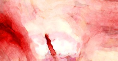 Soyut suluboya sanat eserleri. Fırça boyalı dijital resim. Renkli yaratıcı suluboya çizimi.