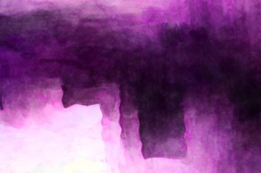 Soyut suluboya sanat eserleri. Fırça boyalı dijital resim. Renkli yaratıcı suluboya çizimi.