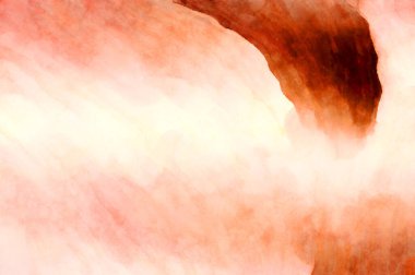 Soyut suluboya sanat eserleri. Fırça boyalı dijital resim. Renkli yaratıcı suluboya çizimi.